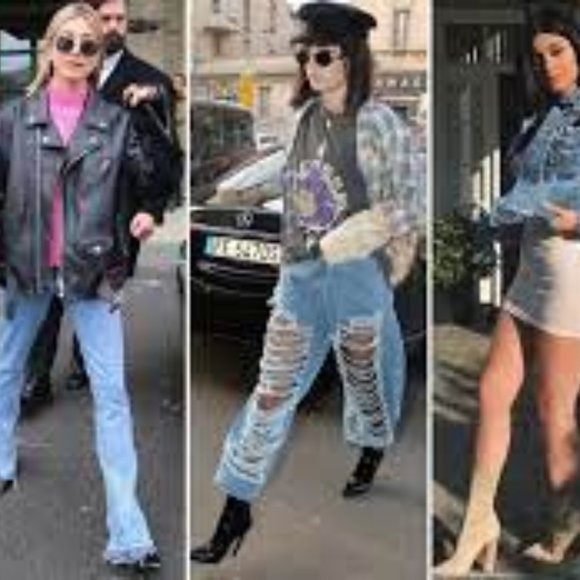 Tyler Lambert | High Rise Medium Wash Cropped Distressed Hem Jeans - Picture 9 of 9